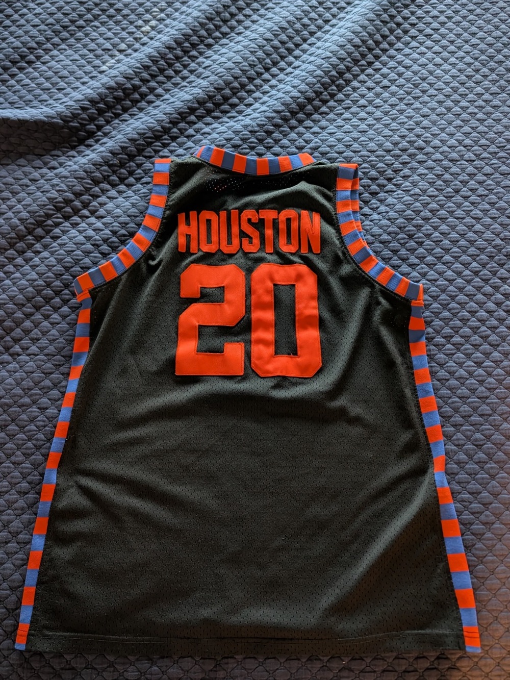 Rare New York Knicks Allen Houston #20 Authentic Stitched  Jersey Size 52 NBA